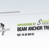 Beam Anchor Trolley / Ancrage à roulettes pour poutre métallique IPN | KRATOS SAFETY