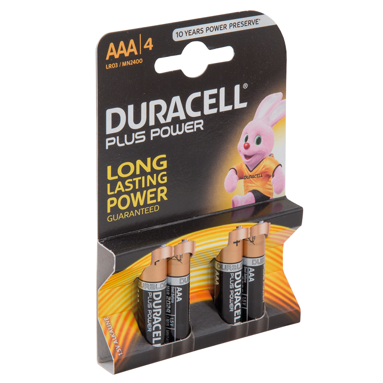 Duracell 4 DURACELL PLUS AAA Micro LR03 AM4 Batterien MN2400 NEU lose Industrieware 