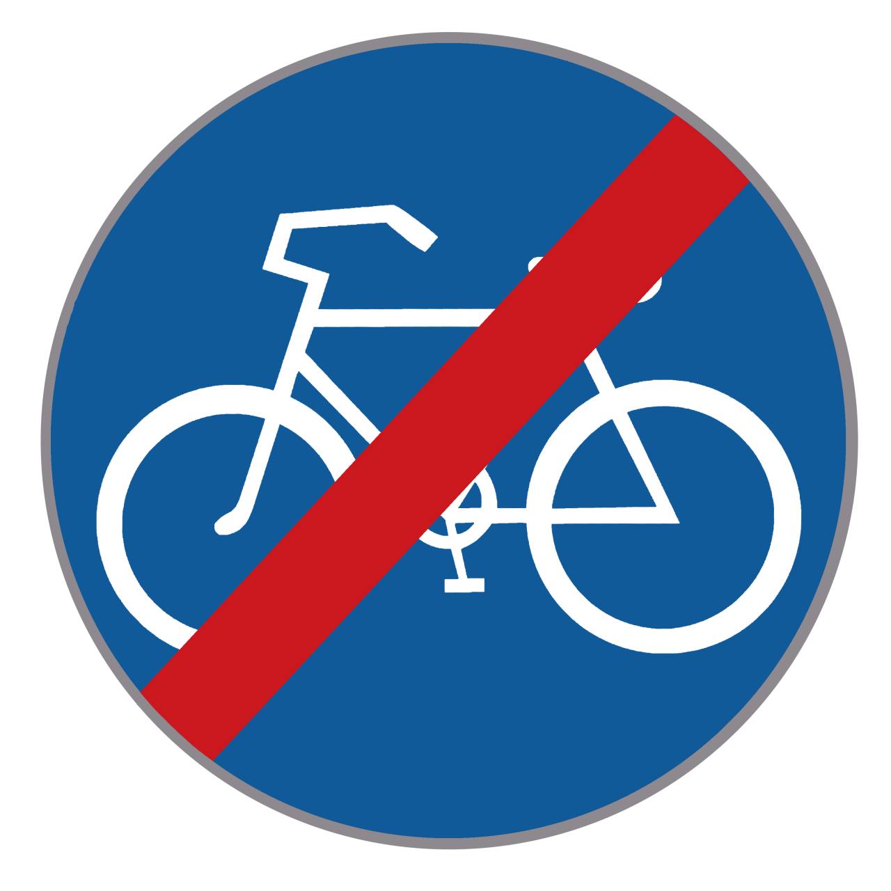 Vz Alu Ruckstr 48cm 52 16a Radweg Ende Www Rosa Moser At