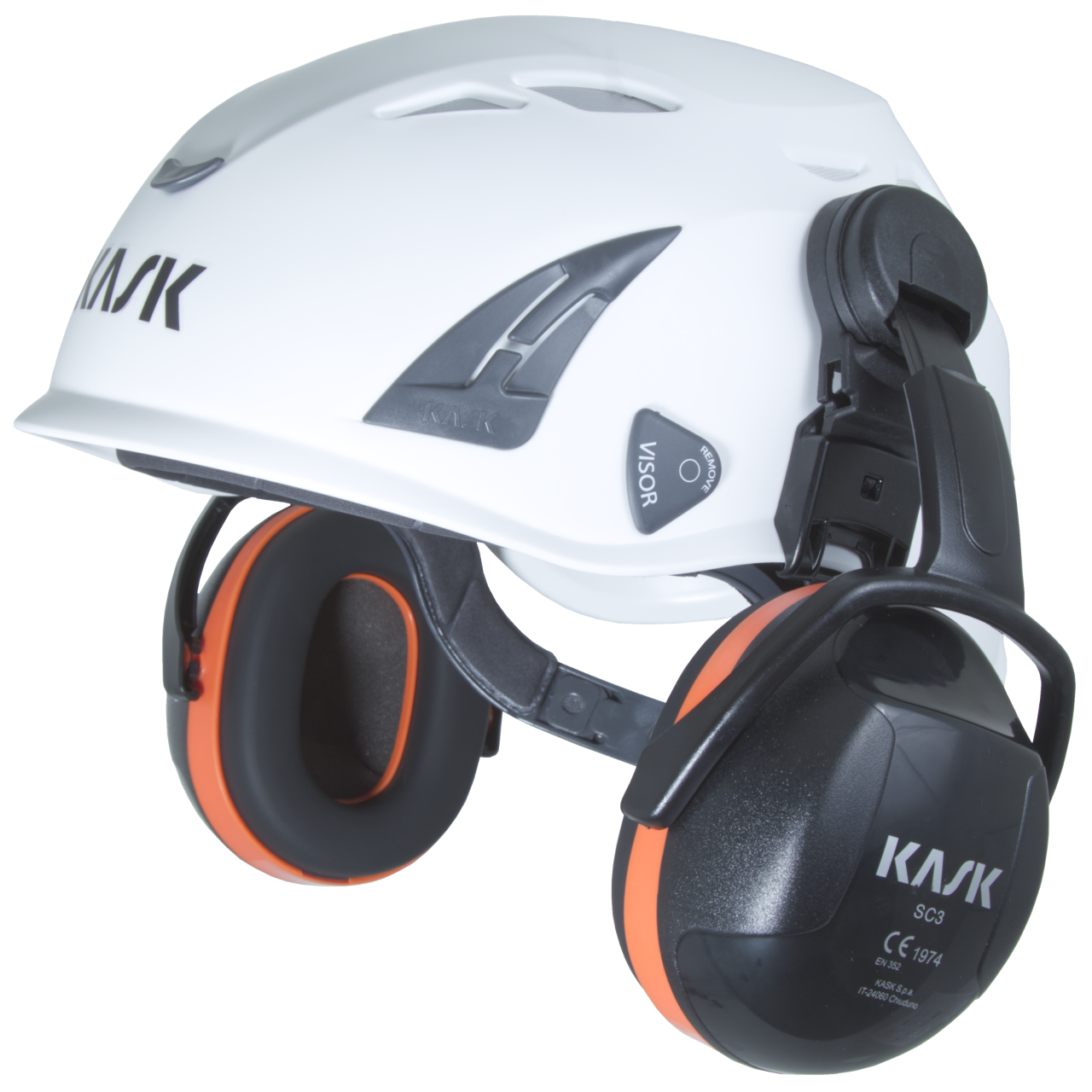 Kask Gehörschutz orange SC3/SNR31 www.rosamoser.at